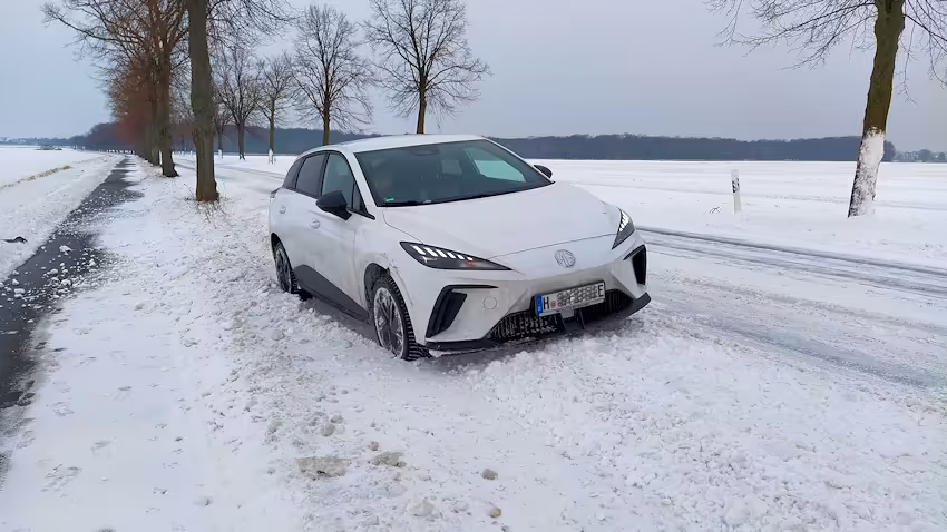 verunfallter MG4 Electric